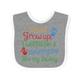 thumbnail image 1 of Inktastic Computer Programmer Like Daddy Boys or Girls Baby Bib, 1 of 4
