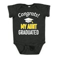 thumbnail image 1 of Inktastic Congrats My Aunt Graduated with Cap Boys or Girls Baby Bodysuit, 1 of 5