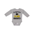 thumbnail image 1 of Inktastic Congrats My Aunt Graduated with Cap Boys or Girls Long Sleeve Baby Bodysuit, 1 of 5
