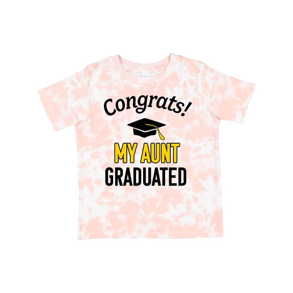 Inktastic Congrats My Aunt Graduated with Cap Boys or Girls Toddler T-Shirt