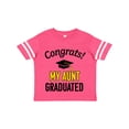 thumbnail image 1 of Inktastic Congrats My Aunt Graduated with Cap Boys or Girls Toddler T-Shirt, 1 of 5