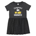 thumbnail image 1 of Inktastic Congrats My Aunt Graduated with Cap Girls Toddler Dress, 1 of 5