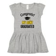 thumbnail image 1 of Inktastic Congrats My Aunt Graduated with Cap Girls Toddler Dress, 1 of 5