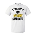 thumbnail image 1 of Inktastic Congrats My Aunt Graduated with Cap T-Shirt, 1 of 5