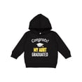 thumbnail image 1 of Inktastic Congrats My Aunt Graduated with Cap Toddler Hoodie, 1 of 4
