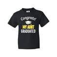 thumbnail image 1 of Inktastic Congrats My Aunt Graduated with cap Youth T-Shirt, 1 of 5