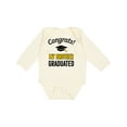 thumbnail image 1 of Inktastic Congrats My Brother Graduated with Cap Boys or Girls Long Sleeve Baby Bodysuit, 1 of 5