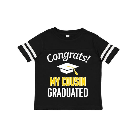Inktastic Congrats My Cousin Graduated with Cap Boys or Girls Toddler T-Shirt