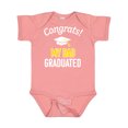 thumbnail image 1 of Inktastic Congrats! My Dad Graduated with Cap Boys or Girls Baby Bodysuit, 1 of 4
