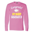 thumbnail image 1 of Inktastic Congrats My Daddy Graduated with cap Long Sleeve T-Shirt, 1 of 5