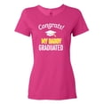 thumbnail image 1 of Inktastic Congrats My Daddy Graduated with cap Women's T-Shirt, 1 of 5