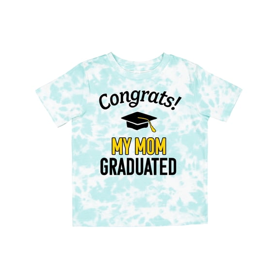 Inktastic Congrats My Mom Graduated with Cap Boys or Girls Toddler T-Shirt
