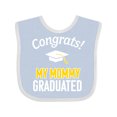 thumbnail image 1 of Inktastic Congrats My Mommy Graduated with Cap Boys or Girls Baby Bib, 1 of 4