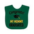 thumbnail image 1 of Inktastic Congrats My Mommy Graduated with Cap Boys or Girls Baby Bib, 1 of 4