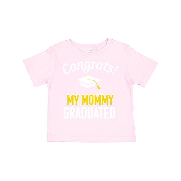 Inktastic Congrats My Mommy Graduated with Cap Boys or Girls Toddler T-Shirt