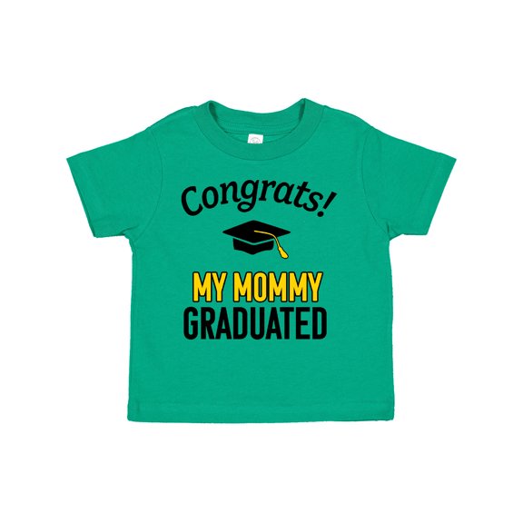 Inktastic Congrats My Mommy Graduated with Cap Boys or Girls Toddler T-Shirt