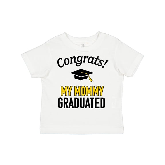Inktastic Congrats My Mommy Graduated with Cap Boys or Girls Toddler T-Shirt