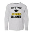 thumbnail image 1 of Inktastic Congrats My Mommy Graduated with Cap Long Sleeve Youth T-Shirt, 1 of 5