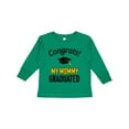 thumbnail image 1 of Inktastic Congrats My Mommy Graduated with cap Boys or Girls Long Sleeve Toddler T-Shirt, 1 of 5