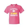 thumbnail image 1 of Inktastic Congrats My Mommy Graduated with cap Youth T-Shirt, 1 of 5