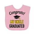 thumbnail image 1 of Inktastic Congrats My Uncle Graduated with Cap Boys or Girls Baby Bib, 1 of 4