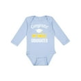 thumbnail image 1 of Inktastic Congrats My Uncle Graduated with Cap Boys or Girls Long Sleeve Baby Bodysuit, 1 of 5