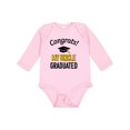 thumbnail image 1 of Inktastic Congrats My Uncle Graduated with Cap Boys or Girls Long Sleeve Baby Bodysuit, 1 of 5