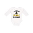 thumbnail image 1 of Inktastic Congrats My Uncle Graduated with Cap Boys or Girls Long Sleeve Baby Bodysuit, 1 of 5