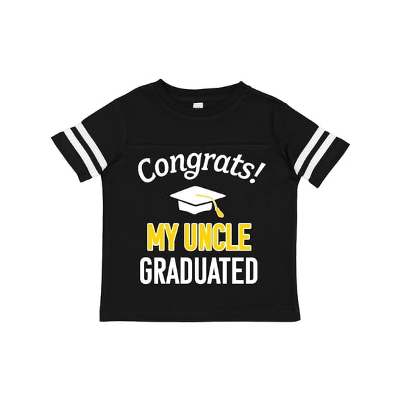 Inktastic Congrats My Uncle Graduated with Cap Boys or Girls Toddler T-Shirt