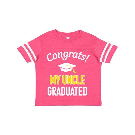 Inktastic Congrats My Uncle Graduated with Cap Boys or Girls Toddler T-Shirt
