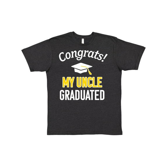 Inktastic Congrats My Uncle Graduated with cap T-Shirt