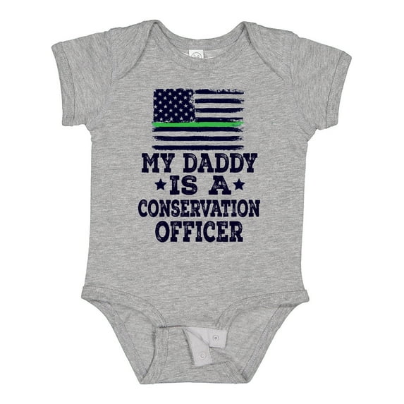 Inktastic Conservation Officer Dad Boys or Girls Baby Bodysuit