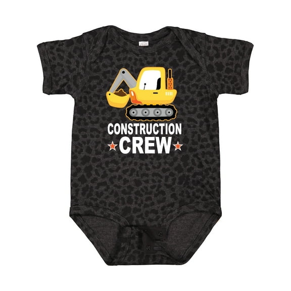 Inktastic Construction Crew Boys Shovel Truck Boys Baby Bodysuit