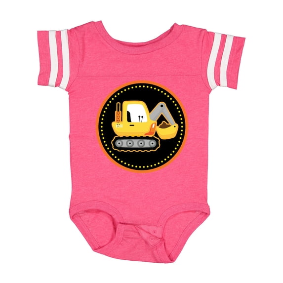 Inktastic Construction Digger Truck Boys Baby Bodysuit