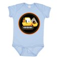 thumbnail image 1 of Inktastic Construction Digger Truck Boys Baby Bodysuit, 1 of 5