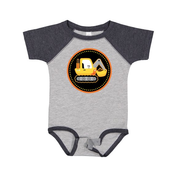 Inktastic Construction Digger Truck Boys Baby Bodysuit