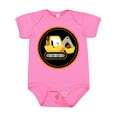 thumbnail image 1 of Inktastic Construction Digger Truck Boys Baby Bodysuit, 1 of 5