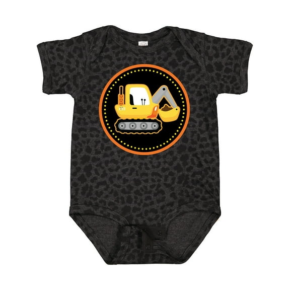 Inktastic Construction Digger Truck Boys Baby Bodysuit