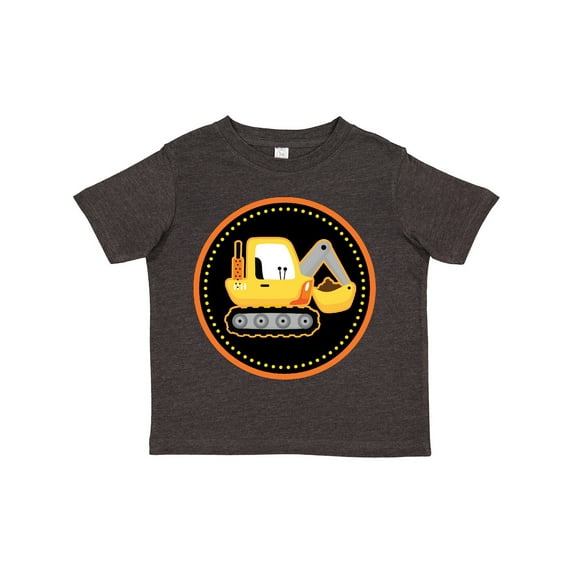 Inktastic Construction Digger Truck Boys Toddler T-Shirt