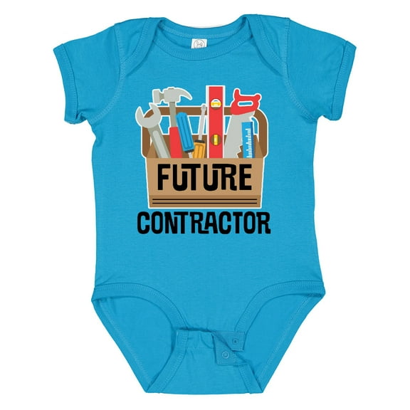 Inktastic Construction Future Contractor Boys or Girls Baby Bodysuit