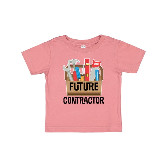 Inktastic Construction Future Contractor Boys or Girls Baby T-Shirt