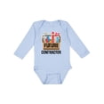 thumbnail image 1 of Inktastic Construction Future Contractor Boys or Girls Long Sleeve Baby Bodysuit, 1 of 5