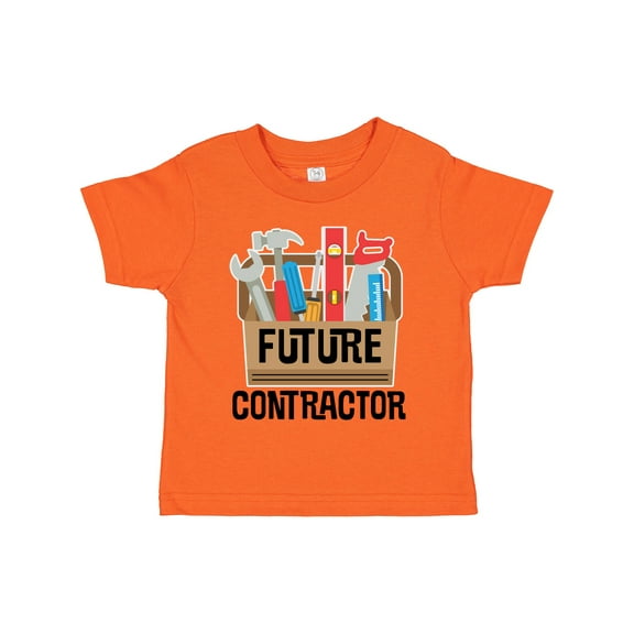 Inktastic Construction Future Contractor Boys or Girls Toddler T-Shirt