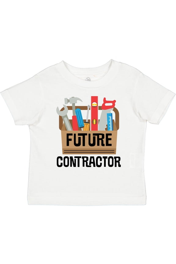 Construction Future Contractor Boys or Girls Toddler T-Shirt