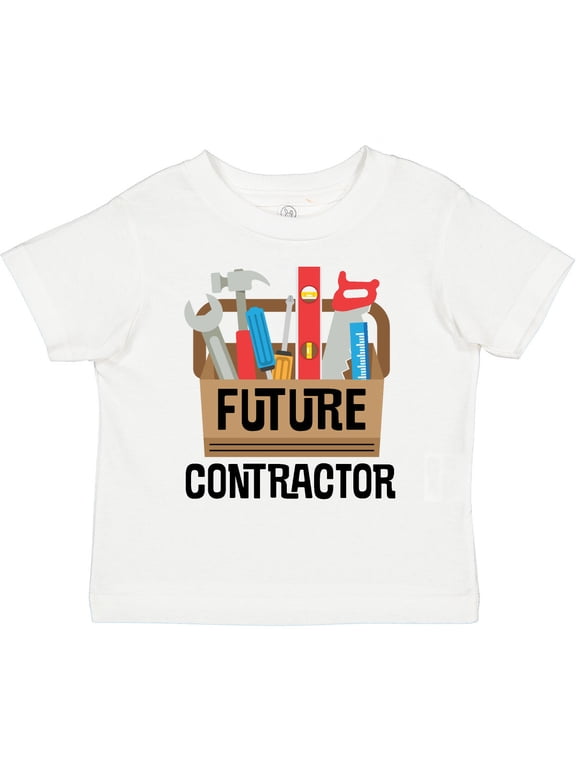 Construction Future Contractor Boys or Girls Toddler T-Shirt