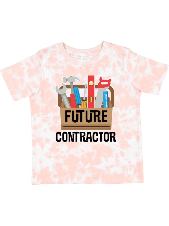 Construction Future Contractor Boys or Girls Toddler T-Shirt