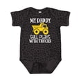 thumbnail image 1 of Inktastic Construction My Daddy Still Plays with Trucks Boys or Girls Baby Bodysuit, 1 of 5