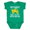 thumbnail image 1 of Inktastic Construction My Daddy Still Plays with Trucks Boys or Girls Baby Bodysuit, 1 of 5