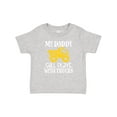 thumbnail image 1 of Inktastic Construction My Daddy Still Plays with Trucks Boys or Girls Baby T-Shirt, 1 of 5