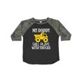 thumbnail image 1 of Inktastic Construction My Daddy Still Plays with Trucks Boys or Girls Toddler T-Shirt, 1 of 5